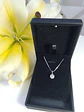 Colgante Plata Fina Punto De Luz 1 Ct Moissanita  - Miniatura 2