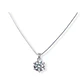 Colgante Plata Fina Punto De Luz 1 Ct Moissanita  - Miniatura 1