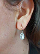 Argollas Huggies Virgen de La Milagrosa Plata fina 925  - Miniatura 5