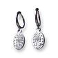 Argollas Huggies Virgen de La Milagrosa Plata fina 925  - Miniatura 3