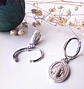 Argollas Huggies Virgen de La Milagrosa Plata fina 925  - Miniatura 6
