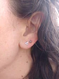 Set Piercing Tornillo Corazon Esfera Quirúrgico Nostril Labret - Miniatura 3