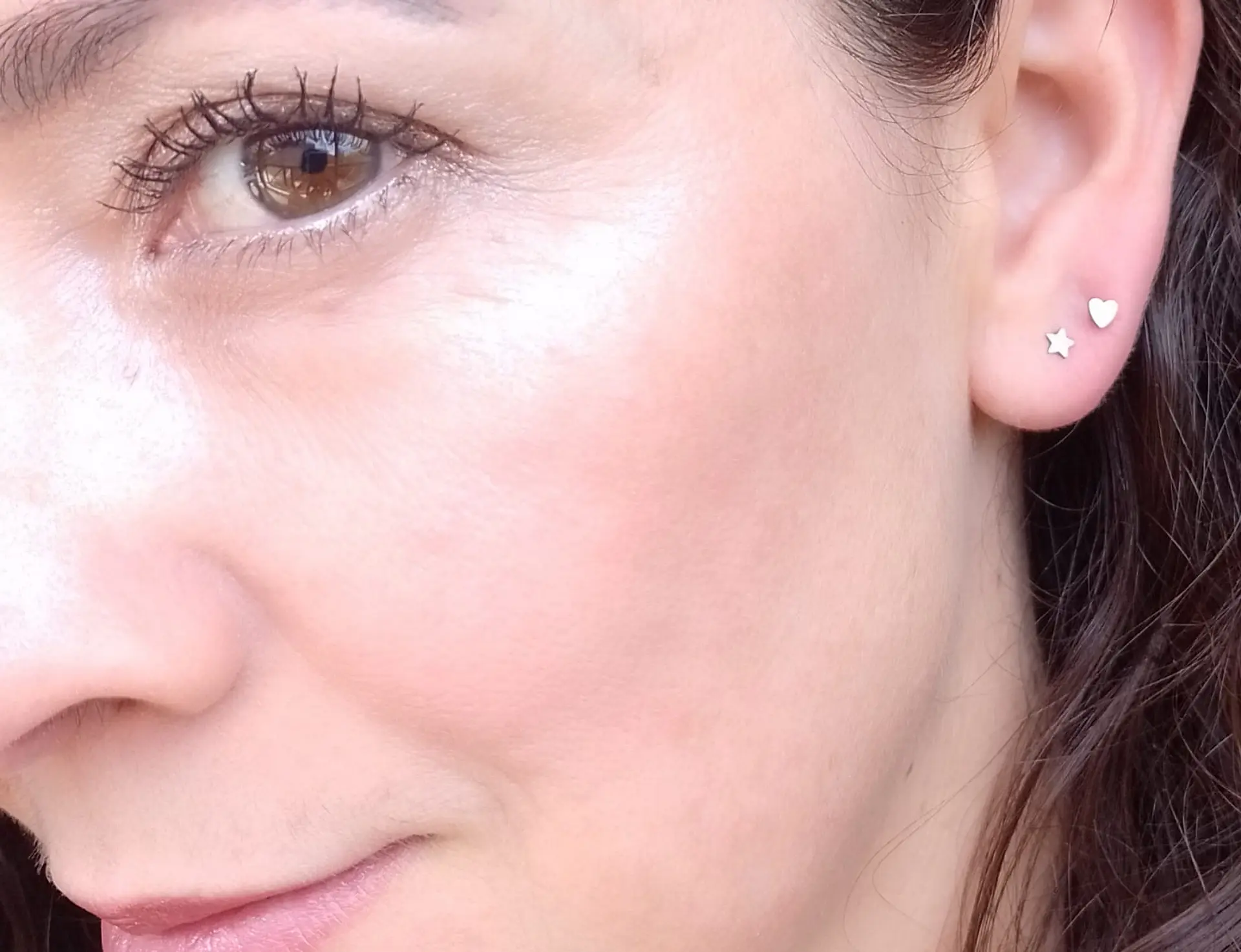 Set Piercing Tornillo Estrella Quirurgico Nostril Labret Luna 3