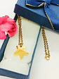 Cadena Colgante Urna Cremacion Estrella chapado en oro 18k con set para verter las cenizas - Miniatura 2
