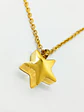 Cadena Colgante Urna Cremacion Estrella chapado en oro 18k con set para verter las cenizas - Miniatura 6