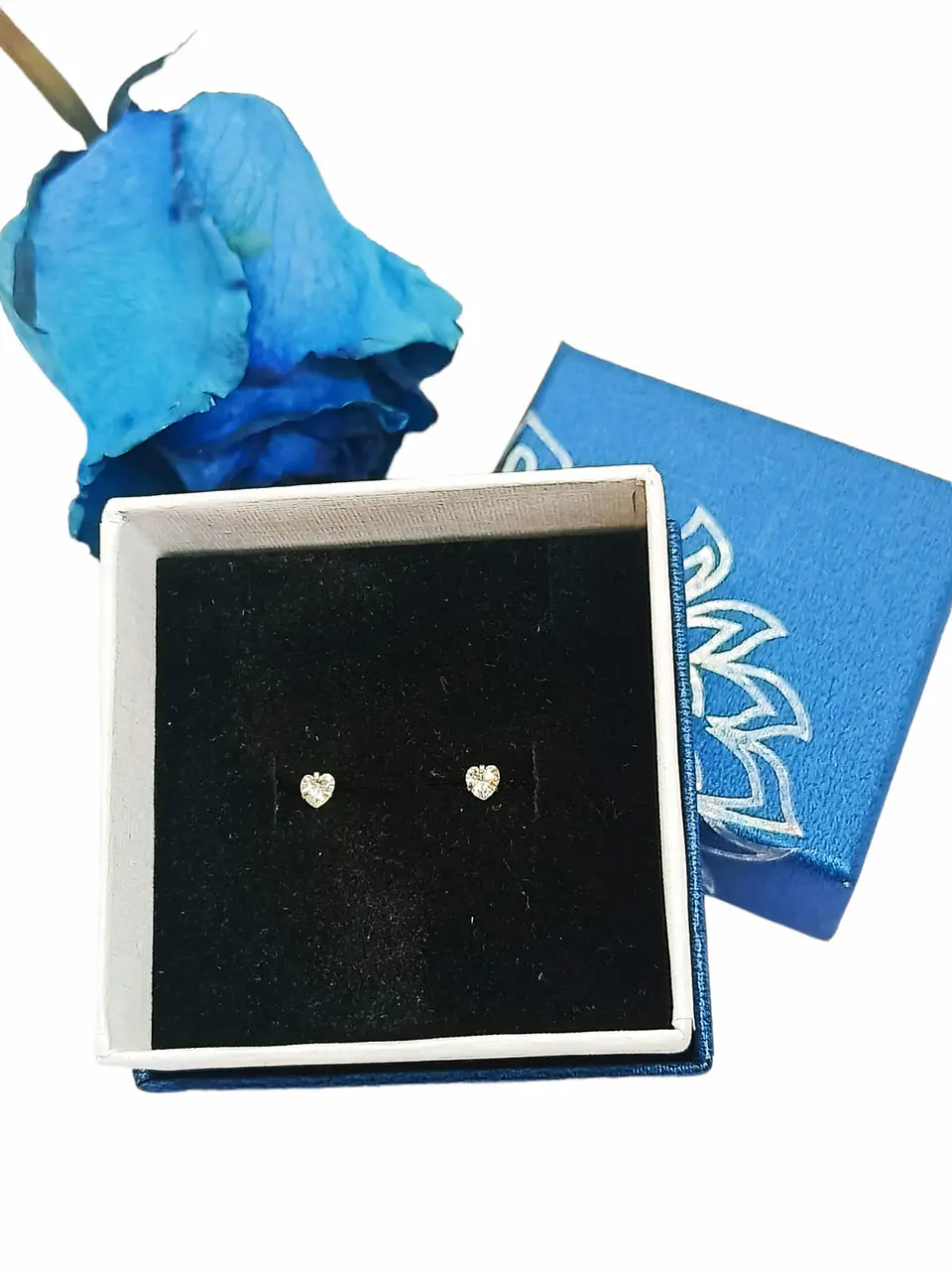 Aros de seguridad puntos de luz Hipoalergénicos 3mm Zirconio Blanco Figuras 7