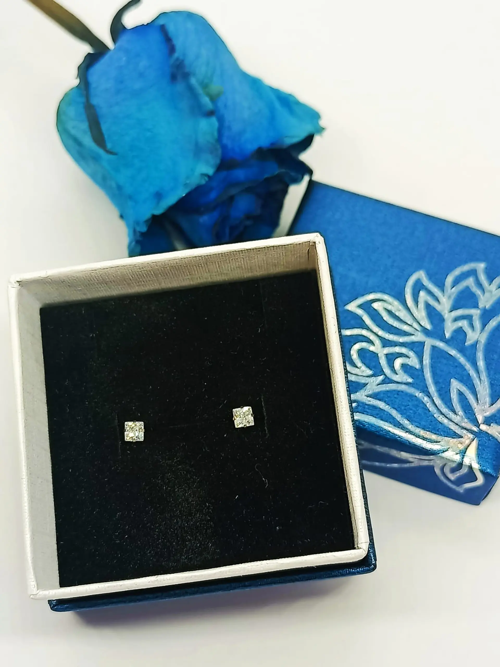 Aros de seguridad puntos de luz Hipoalergénicos 3mm Zirconio Blanco Figuras 11