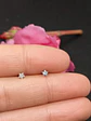 Aros de seguridad puntos de luz Hipoalergénicos 3mm Zirconio Blanco Figuras - Miniatura 17