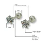 Aros puntos de luz Hipoalergénicos Distintas figuras Zirconia Blanco 5mm - Miniatura 20