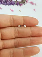 Aros de seguridad Punto de Luz Figuras Hipoalergénicos zirconio tornasol 3mm - Miniatura 12
