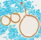 Set Pulsera Ajustable Argolla Hoop Pack Chapado Oro 18k Rosa - Miniatura 5