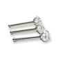 Set piercing 3 piezas nostril acero quirúrgico nariz  - Miniatura 3