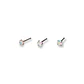 Set piercing 3 piezas nostril Tornasol - Miniatura 1