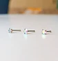 Set piercing 3 piezas nostril Tornasol - Miniatura 3
