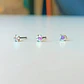 Set piercing 3 piezas nostril Tornasol - Miniatura 4