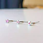 Pack Piercing Acero Quirúrgico Nariz set Zirconia Tornasol forma L - Miniatura 4