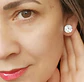 Pendientes Aretes Aros Puntos Luz En Plata 925 Zirconia 11mm - Miniatura 2