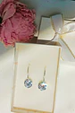 Argollas Punto De Luz Hoop Plata Fina ley S925 Zirconia 10mm - Miniatura 2