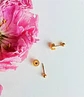 Aros Pendientes Abridores 3mm Enchapado En Oro 18k bebe - Miniatura 8