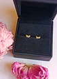 Aros Mariposa Pendientes Helix Tuerca Seguridad 5mm Oro solido 18k - Miniatura 2