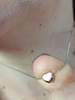 Colgante gargantilla Corazón Rosa Pastel plata fina ley S925 - Miniatura 5
