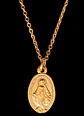 Colgante Virgen Milagrosa Maria De Los Rayos Chapada Oro 18k - Miniatura 8