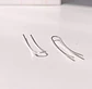 Aros Plata fina 925 Clip earcuff Minimalista Trepador - Miniatura 11