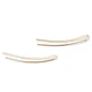 Aros Plata fina 925 Clip earcuff Minimalista Trepador - Miniatura 1