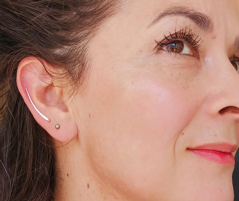 Aros Bebe Abridor 3mm Hipoalergenico Seguridad Piercing Helix 8