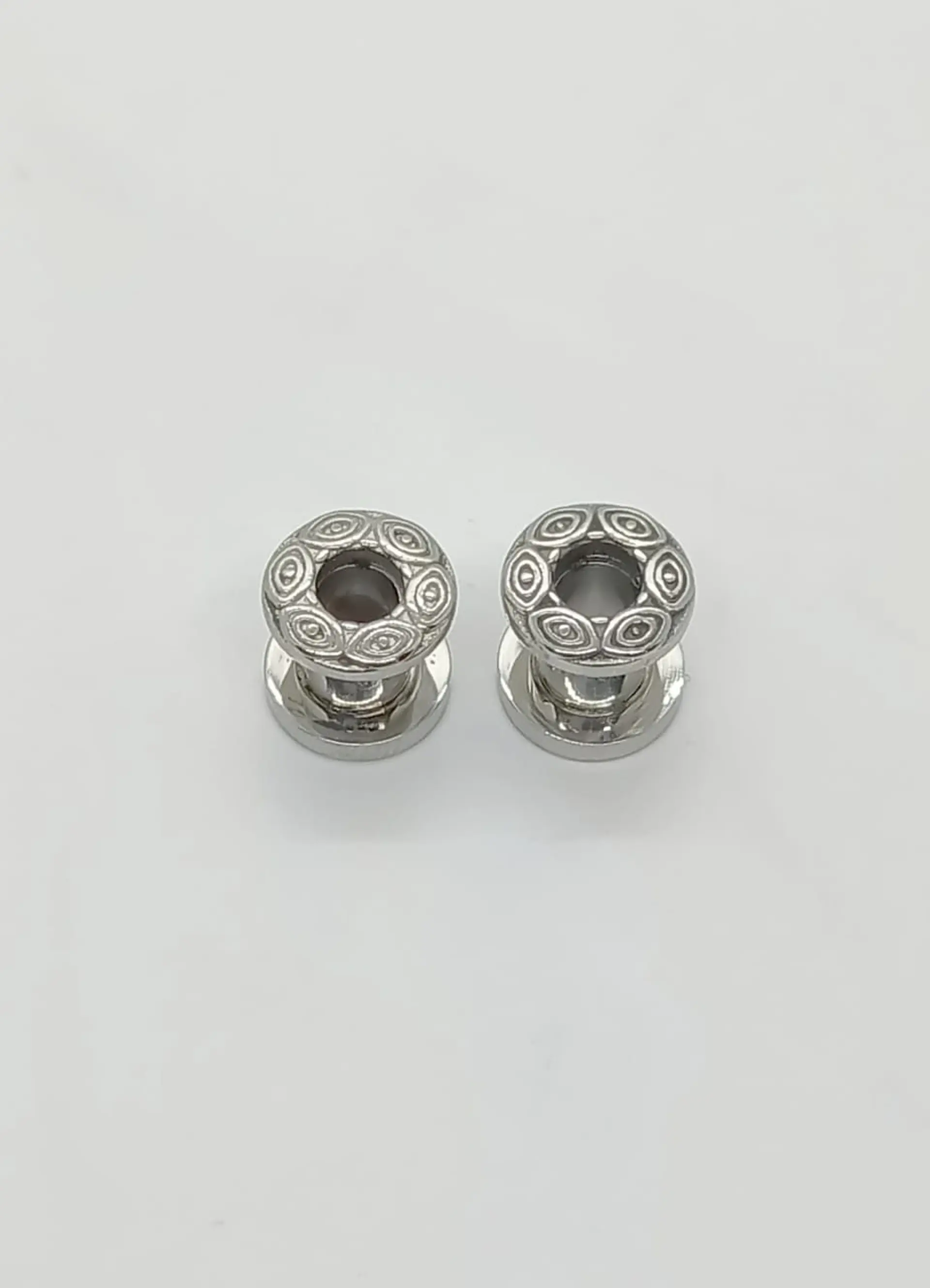 Expansores piercing 6mm tribal ondas hipoalergénico  2