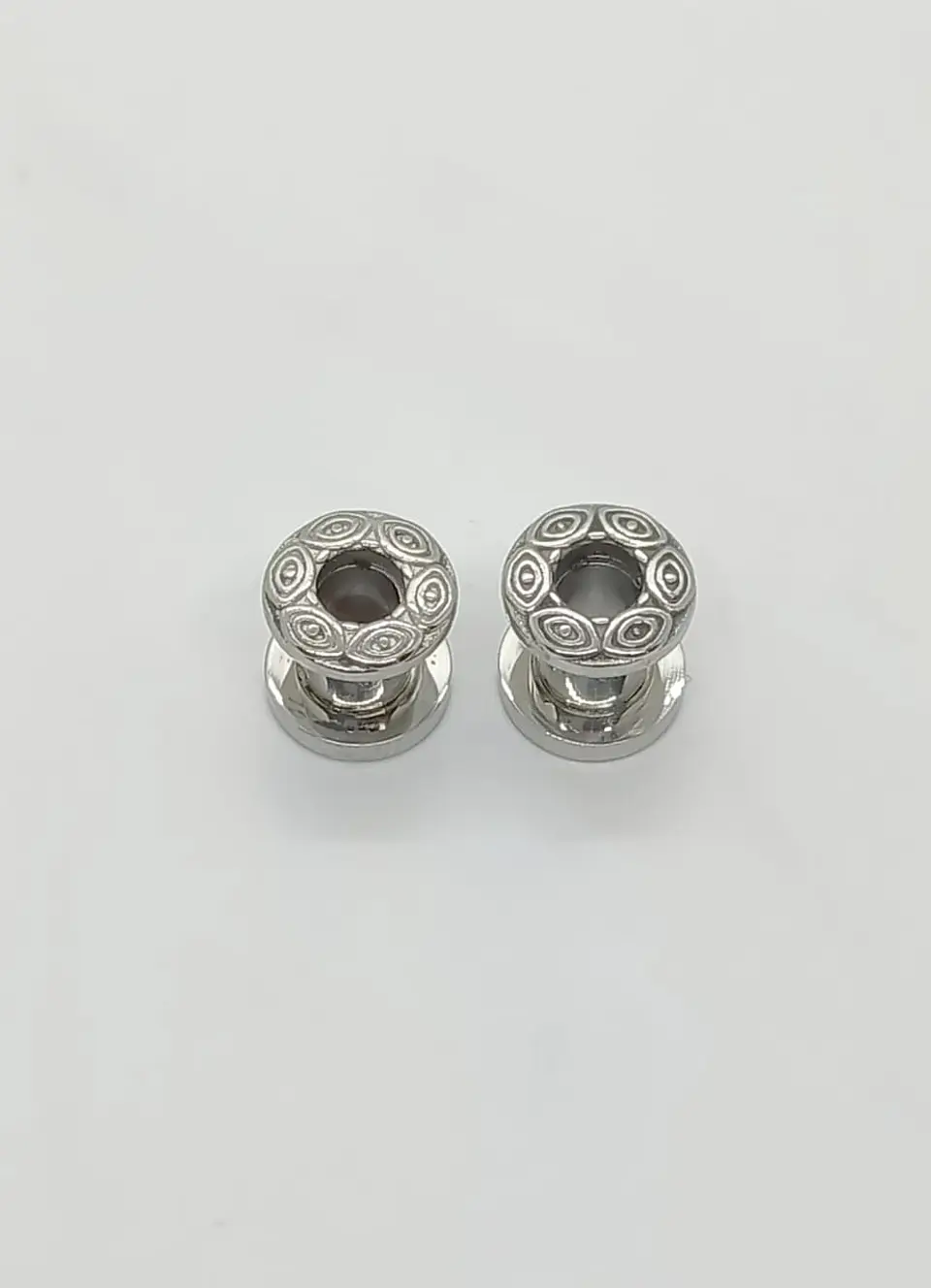 Expansores piercing 6mm tribal ondas hipoalergénico  2