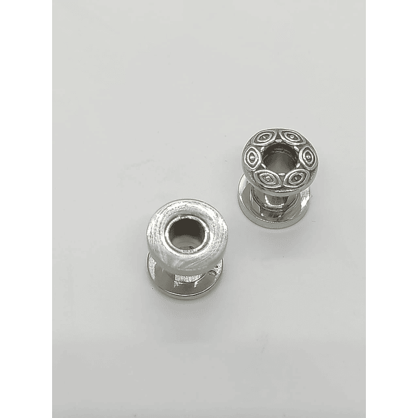 Expansores piercing 6mm tribal ondas hipoalergénico  4