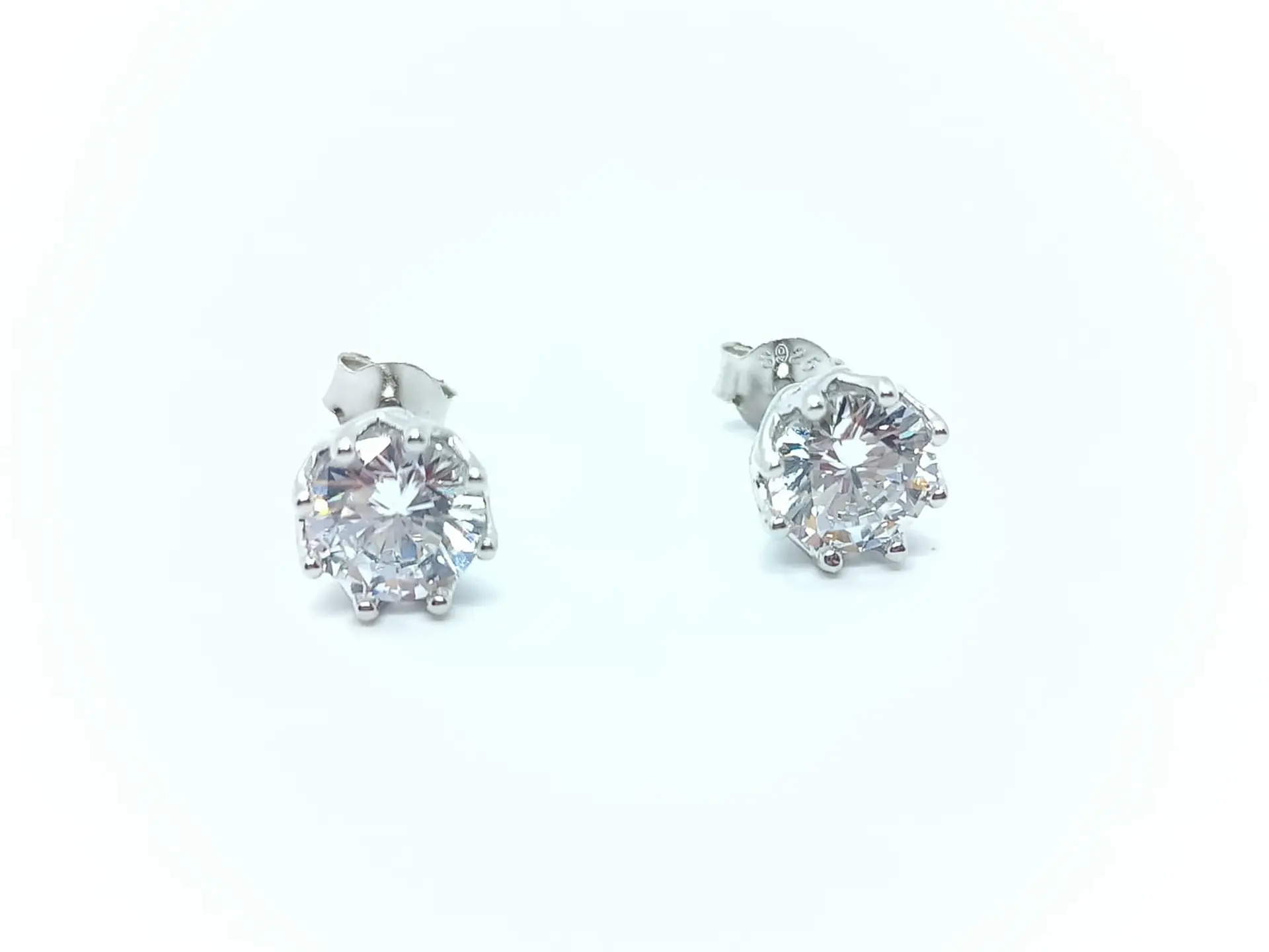 Aros Puntos de Luz Plata fina ley S925 3
