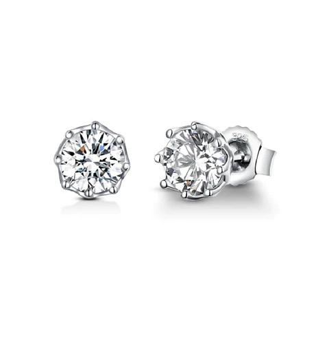 Aros Puntos de Luz Plata fina ley S925