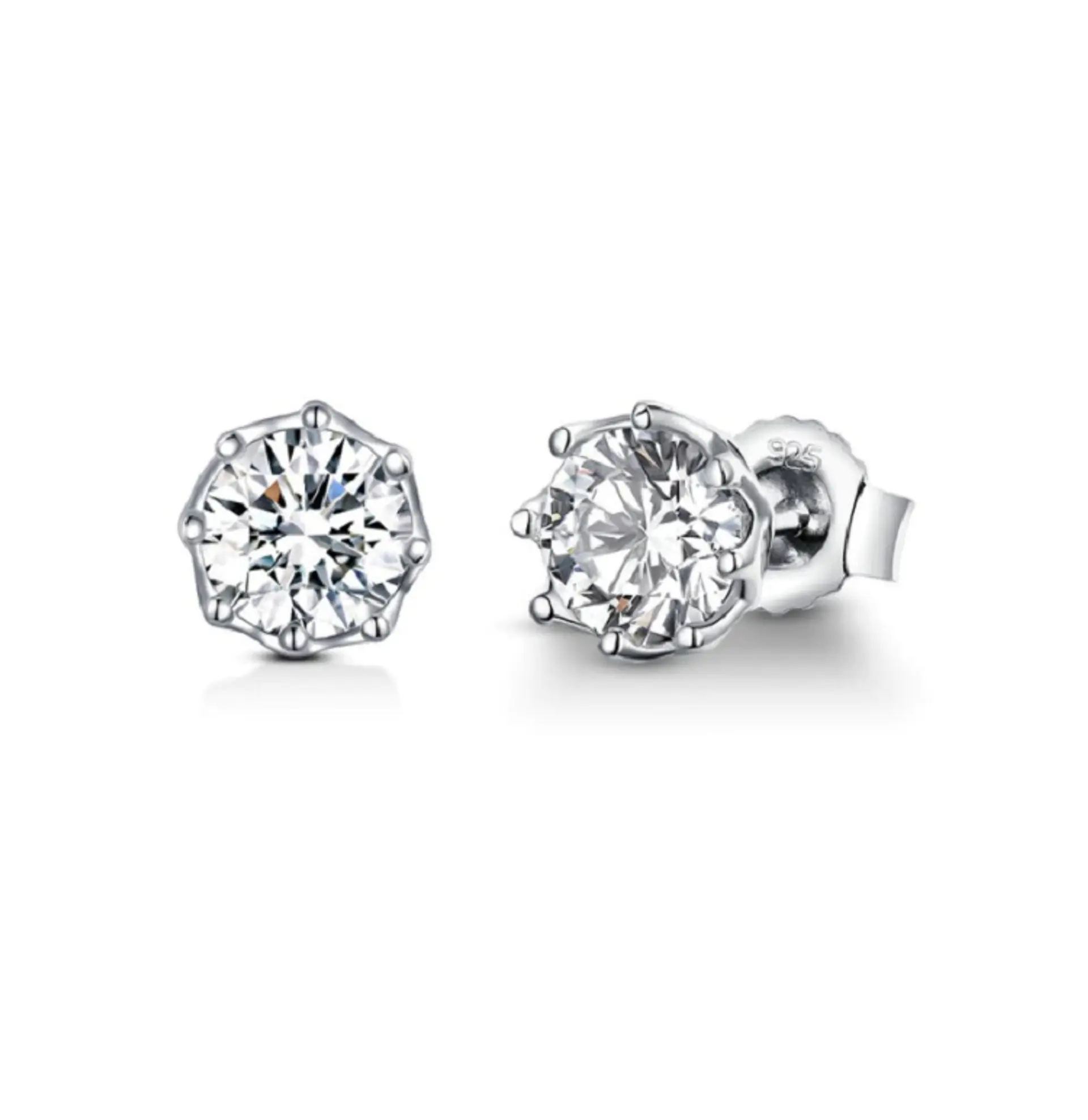 Aros Puntos de Luz Plata fina ley S925 1