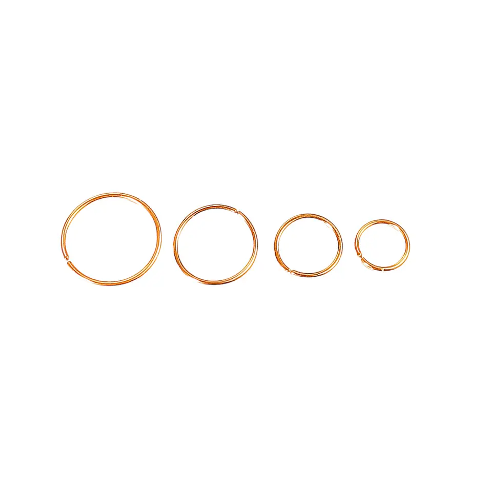Set 4 Piercing ideal septum Distintos colores Aros Nostril Daith Tragus Helix Pack Punk 18