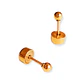 Pack Aros Abridor Argollas Huggies esfera chapada en oro 18k - Miniatura 7