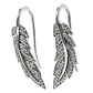 Pendientes alas Plata fina ley S925 incrustaciones de circon tipo pavé - Miniatura 1