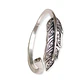 Set Aros Anillo Ajustable Alas Plata Fina 925 Zirconias Pave - Miniatura 5