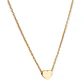 Cadena Corazon Golden Minimalista Chapada En Oro 18k - Miniatura 1