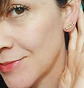 Piercing Oreja Tragus Conch Zircon Chapado En Oro 18k Unidad - Miniatura 3