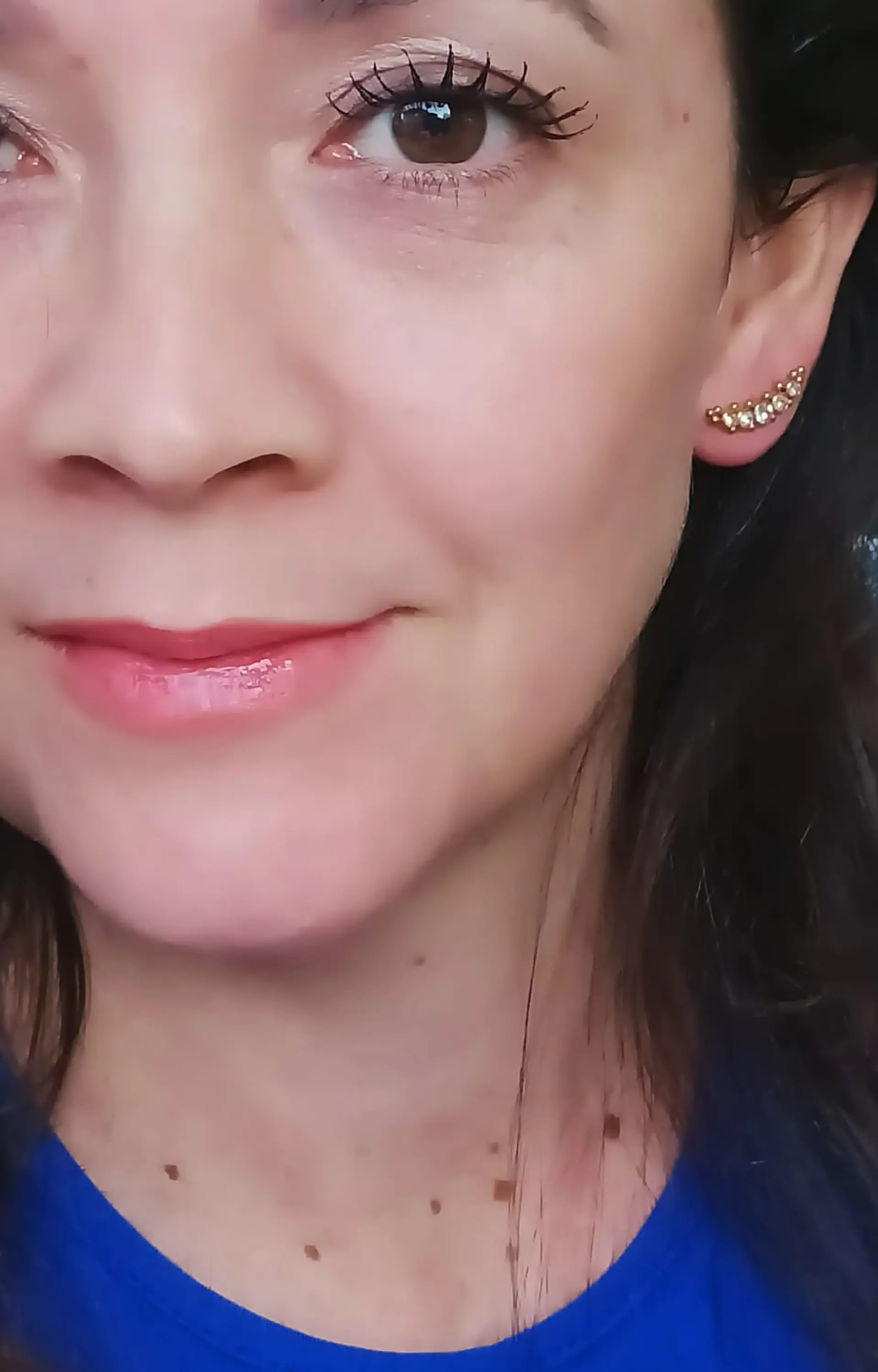 Piercing Modelo Luna Oreja Tragus Conch Labret Chapado En Oro 18k Unidad 5