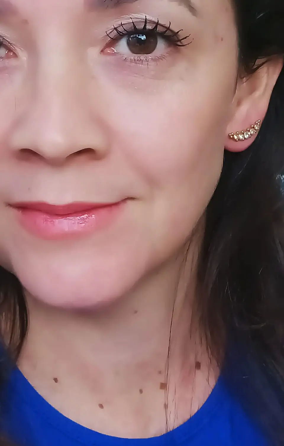 Piercing Modelo Luna Oreja Tragus Conch Labret Chapado En Oro 18k Unidad 5