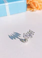 Aros Piercing Punto De Luz Helix Flat Zirconia Hipoalergenico - Miniatura 4
