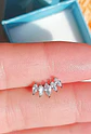 Aros Piercing Punto De Luz Helix Flat Zirconia Hipoalergenico - Miniatura 5