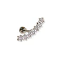 Aro Piercing Helix Flat Lóbulo Zirconia Estrellas Unidad - Miniatura 1