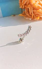 Aro Piercing Helix Flat Lóbulo Zirconia Estrellas Unidad - Miniatura 6