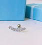 Aro Piercing Helix Flat Lóbulo Zirconia Estrellas Unidad - Miniatura 5
