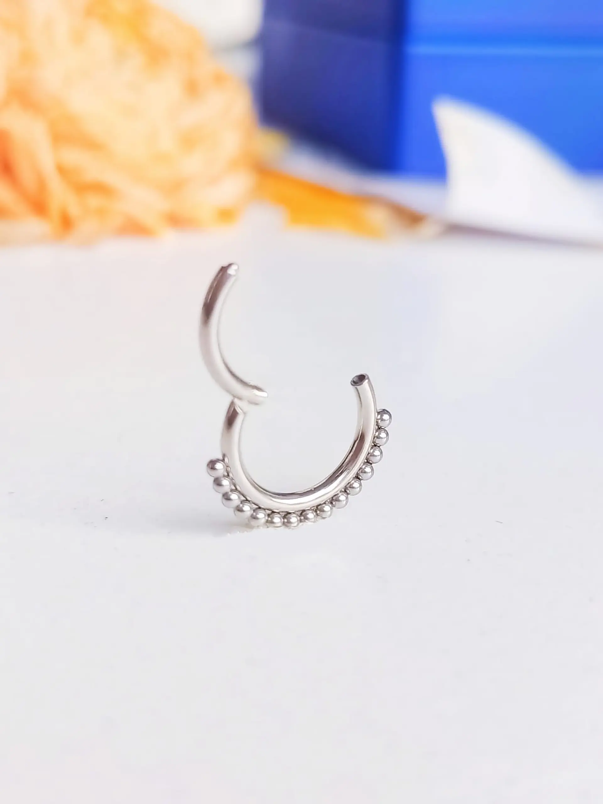 Piercing Septum Anillo Oreja Tragus Daith Esferas Tabique 4
