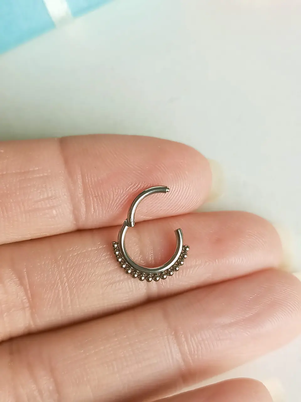 Piercing Septum Anillo Oreja Tragus Daith Esferas Tabique 6